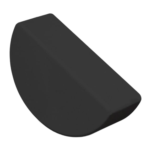 Dualoai Comfortable Half Moon Yoga Brick EVA Block Nonslip Fitness Equipment for Pilates Black