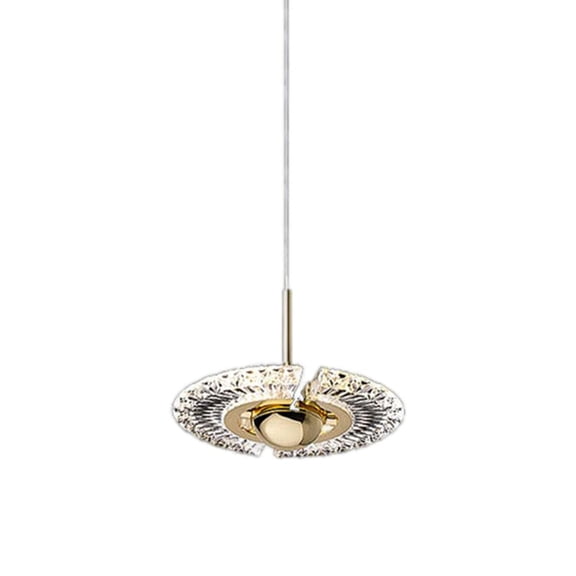 Dualoai Crystal Pendant Light Hanging Pendant Lamp Adjustable Lighting LED Diamond Lamp