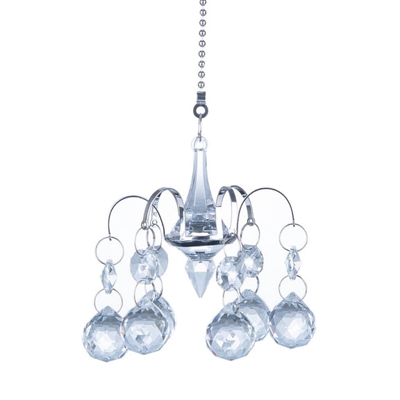 Dualoai Crystal Prism Pendant Suncatcher Hanging Glass Hanger Rainbow Maker Decor Living Round Beads