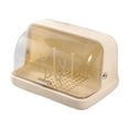 thumbnail image 1 of Dualoai Cup Storage Holder with Cover Nursing Bottle Dry Rack Hollow Bottom Multipurpope Yellow, 1 of 9