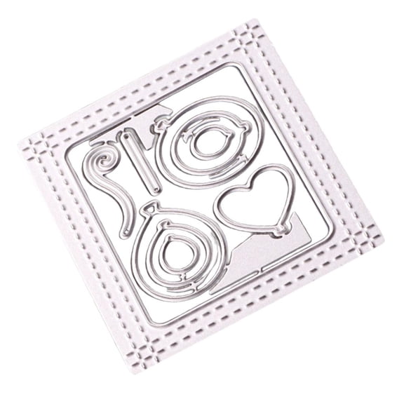 Dualoai Cutting Dies Rectangle Cutting Mold Carbon Steel Dies For Handmade Art Craft