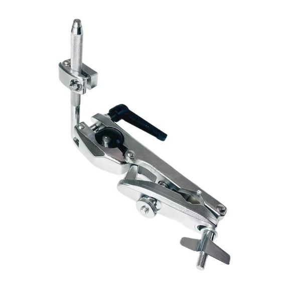 Dualoai Cymbal Stand Clamp Metal Drum Set Extension Mount for Percussion Instruments Type B