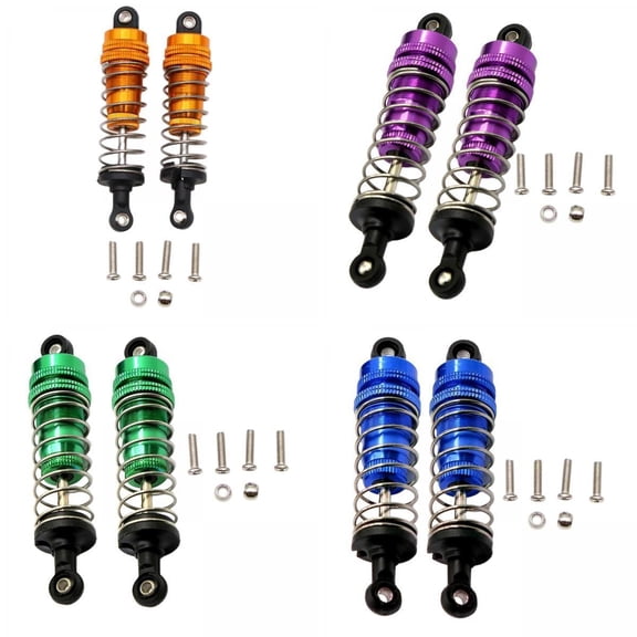 Dualoai Darling Baby Pack of 8 Front & Rear Shock Absorber Fit for 1/14 WLtoys 144001 RC