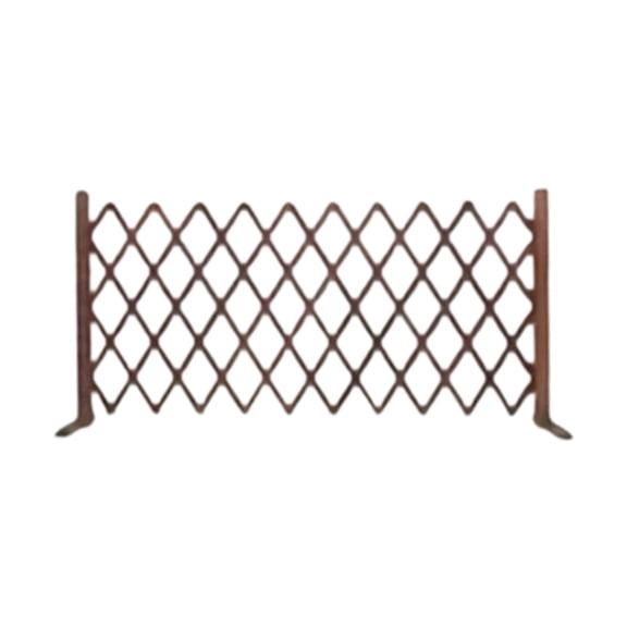 Dualoai Decorative Expandable Wooden Fence Garden Trellis Adjustable Gate Panel for Home M