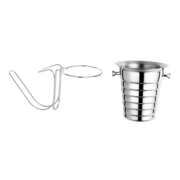 Dualoai Desktop Ice Bucket Stand s Stand Lightweight Support Heavy Duty for Travel