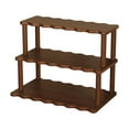 thumbnail image 1 of Dualoai Desktop Rack Display Bamboo Elegant Makeup Organizer for Dining Room Counter Brown, 1 of 9