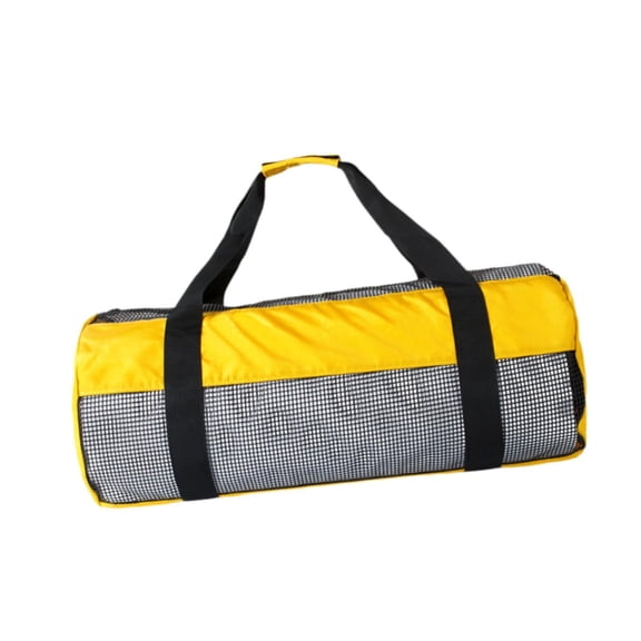 Dualoai Diving -Duffle -Bag -Mesh -Duffel -Bag Equipment Diving Equipment for Freediving Yellow