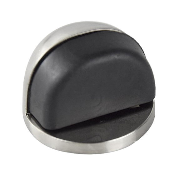 Dualoai Door Stops Zinc Alloy And Rubber Door Holder W/ Screw Floor Mounted Doorstop
