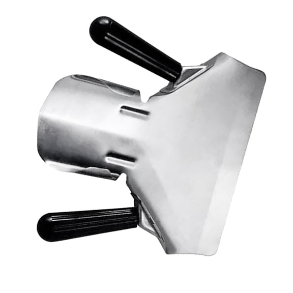 Dualoai Double Handle Stainless Food Shovel Chip Scoop Food Shovel Bagger Fry Scoop