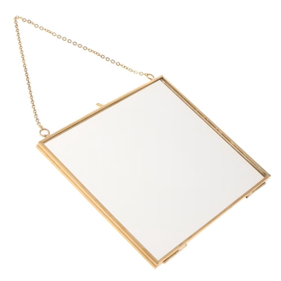 Dualoai Double Side Hanging Photo Picture Frame Glass Plant Specimen Frame ,16x14cm A 16x14cm