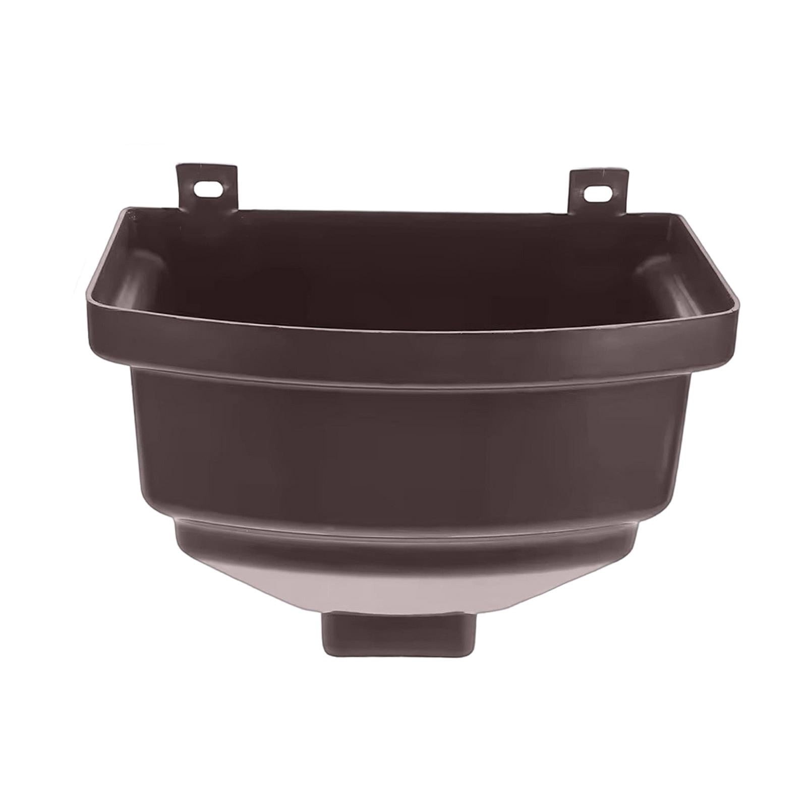 Dualoai Downspout Diverter Rain Barrel Diverter Parts PVC Sturdy Outdoor Use Easy Install Rain Barrel Downspout Adapter for Garden 6cm x 8cm