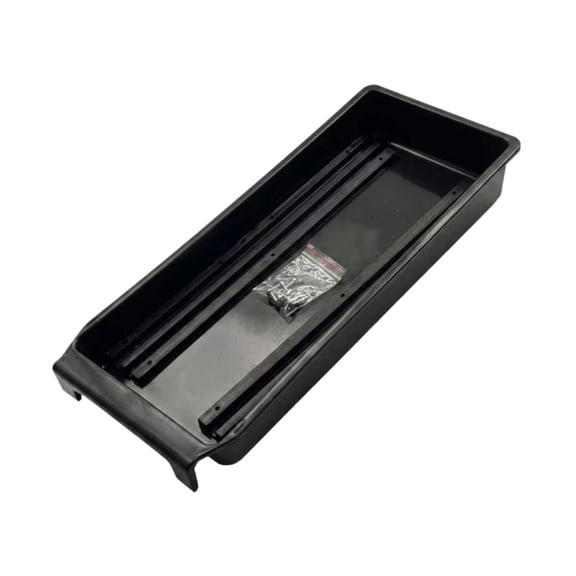 Dualoai Drawer for Industrial Sewing Machine Easy to Use with Metal Rail Accessories Black