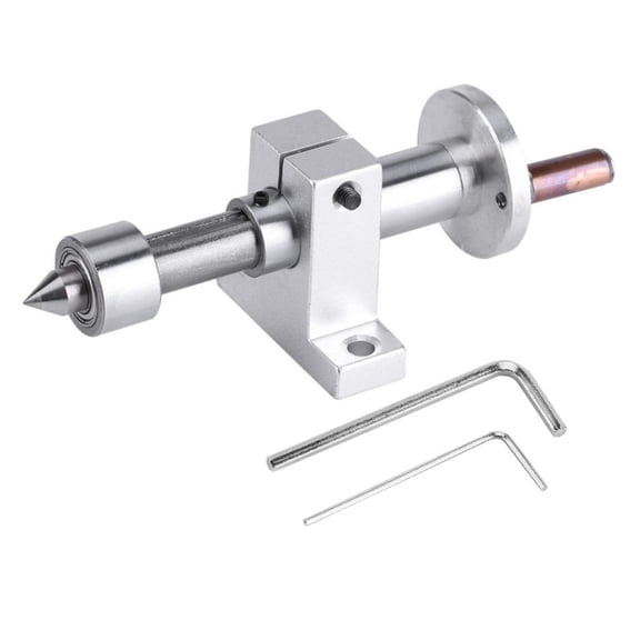 Dualoai Durable Metal Revolving Centre with Wrench Mini Lathe Machine Tools for Home
