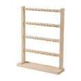 thumbnail image 1 of Dualoai Earring Display Stand with Hooks Sturdy Earring Display Rack for Necklaces Rings 4 Tier 24 Hooks, 1 of 9
