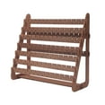 thumbnail image 1 of Dualoai Earrings Display Stand Necklace Jewelry Display Stand for Vanity Store Stall Brown, 1 of 9