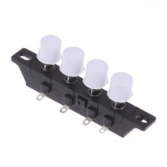 Dualoai Electric Fan Button Switch Components Easy Installation Speed Control Switch