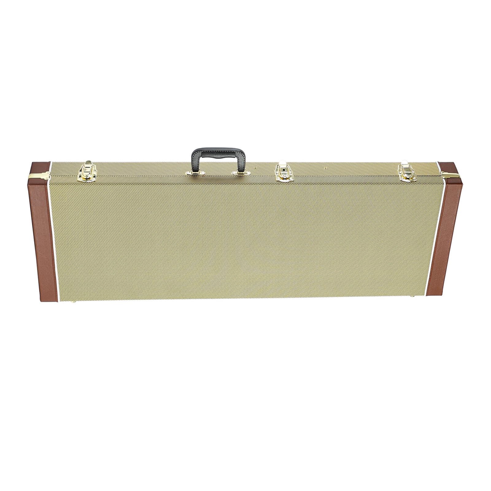 Dualoai Electric Guitar Case Dustproof Safeguarding Instrument Box Sturdy Hard Shell