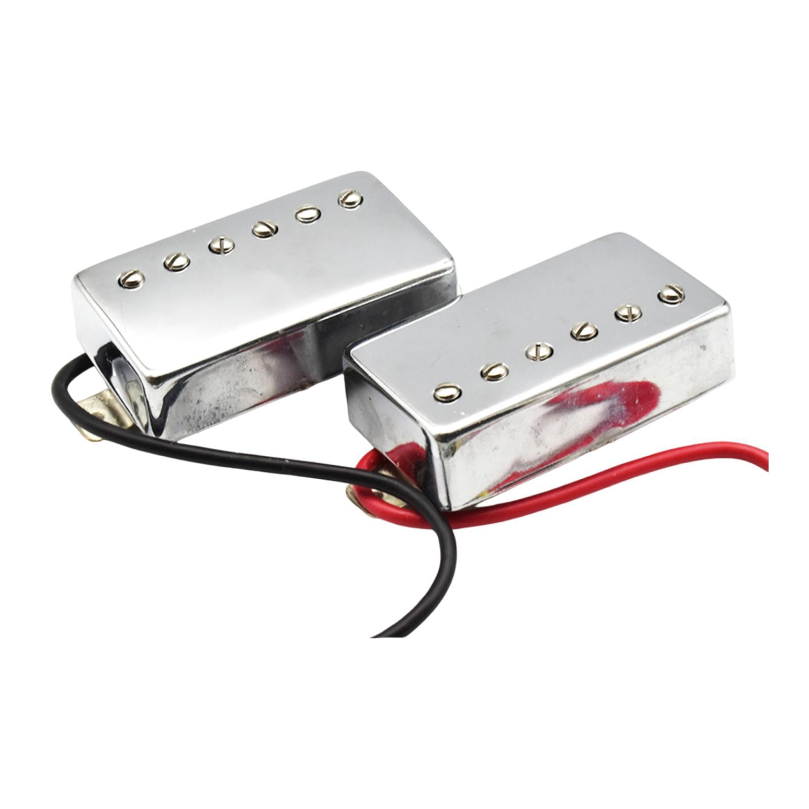 Dualoai Electric Guitar Humbucker Pickup Easily Install Reliable Premium Spare Parts Neck and Bridge