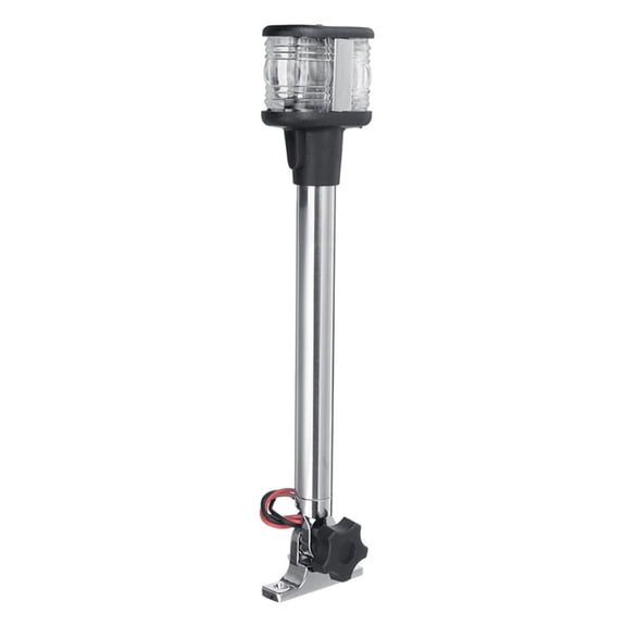 Dualoai Esquirla 12V Marine Navigation Anchor LED Light Stainless Steel Base Folding All