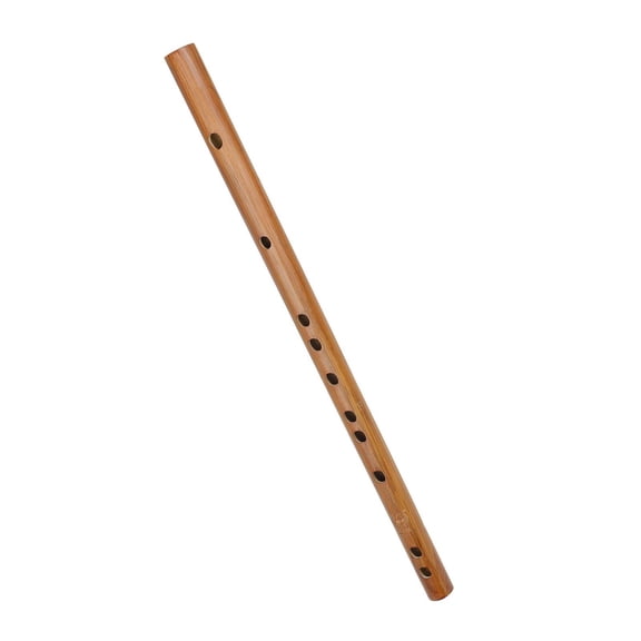Dualoai Ethnic Bamboo Wooden Flute Traditional Hand Wind Instrument for Music Enthusiast Key F