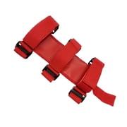Dualoai Extinguisher Holder Practical Strap Accessory for Jeep Wrangler JK 1987-2019 Red