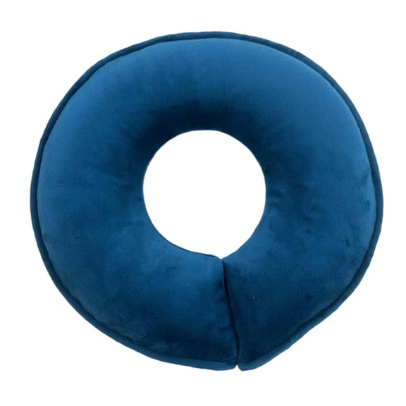 Dualoai Face Down Pillow Comfortable Lightweight Face Cradle for Office Travel Plane Navy