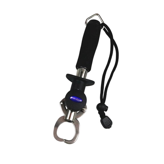 Dualoai Fish Lip Gripper Clip with Scale Ruler Fish Grabber Tool With Scales Ruler