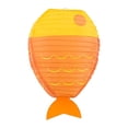 thumbnail image 1 of Dualoai Fish Shaped Hanging Paper Lantern Cute Handmade Kids Room Decor for Festival Yellow, 1 of 9