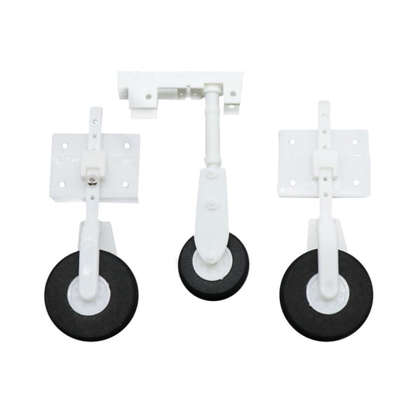 Dualoai Fixed Wing Landing Gear Wheel Kit Replacement Parts Hobbies Craft Spare Parts Assembly DIY Steering Wheel Landing Gears for RC Quadcopter