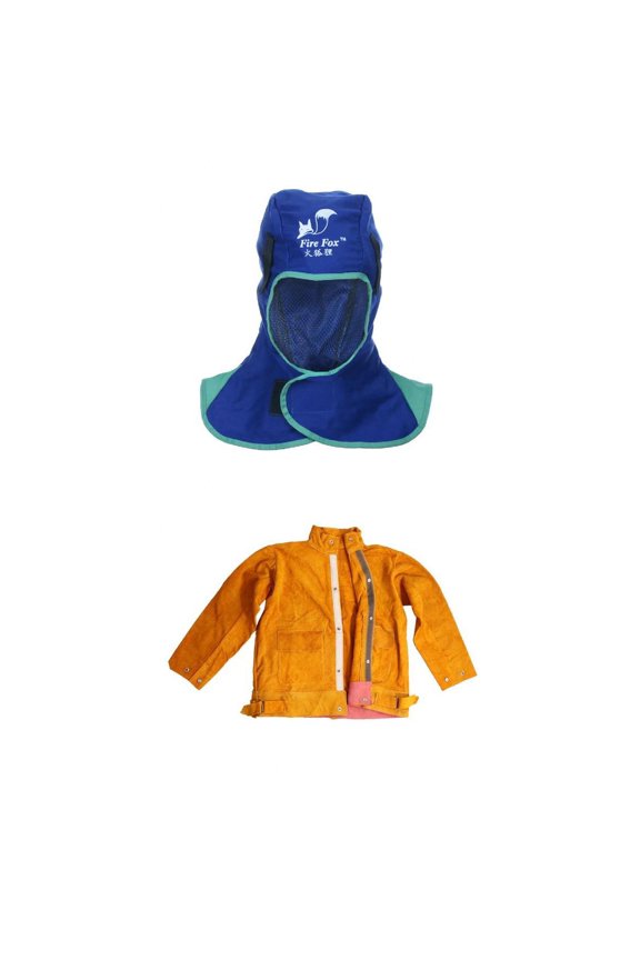 Flame Retardant Safey Helmet Welding Neck Protective Hood Jacket for Welder