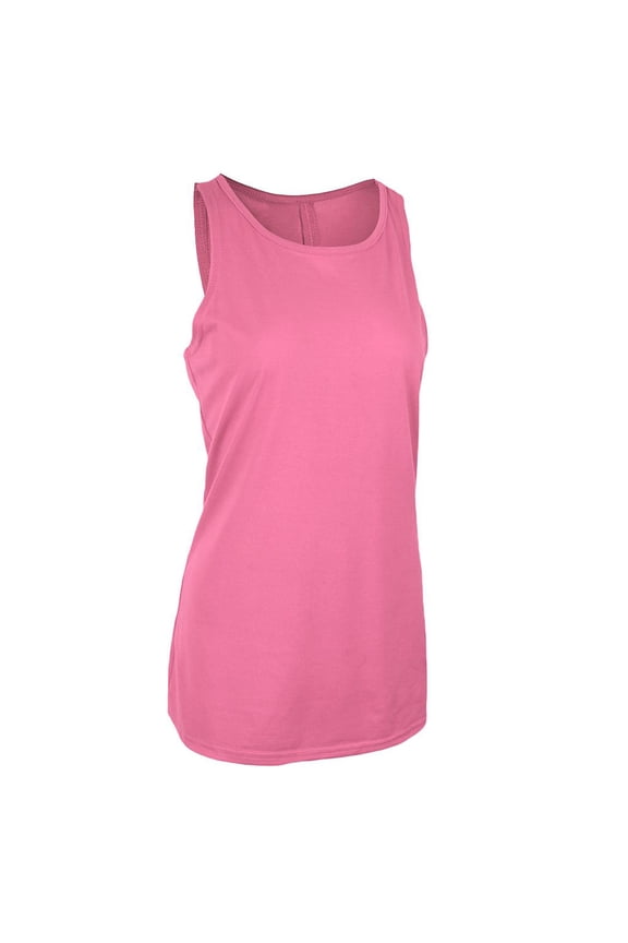 Flexible Back Yoga Tank Top Workouts Running Loose Fit for Women - Pink, S Pink S