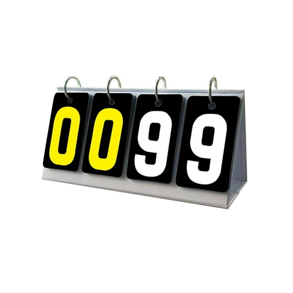 Dualoai Flip Score Board Competition Digital Scorer Scoring Board Tabletop Score