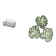 thumbnail image 1 of Dualoai Floating Palm Leaves Metal Wire Wall Organizer Shelves Creative Jungle Decor for Kitchen Bathroom Living Room Countertop Bedroom, 1 of 8