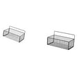 thumbnail image 1 of Dualoai Floating Wire Hanging Shelves Organizer for Kitchen Bathroom Countertop Living Room Metal Storage Basket Wall, 1 of 8