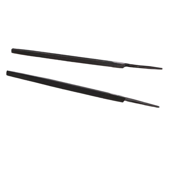 Dualoai Fret Crowning File Custom Ground Triangular File For Guitar Luthier Tool, 4/5inch