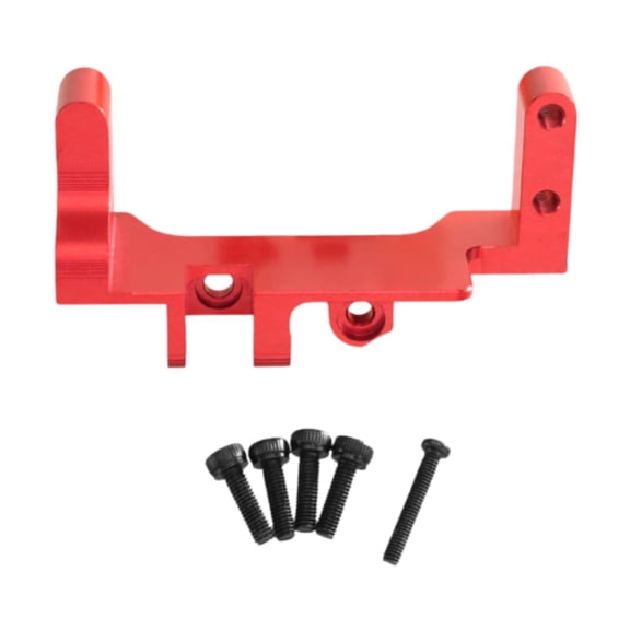 Dualoai Front Axle Servo Mount Bracket Fixed Bracket Mount Holder 1:12 RC Car Parts Easy Red