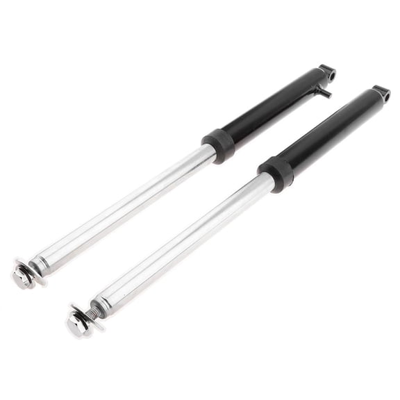 Dualoai Front Forks Shocks Suspension Set Assembly for Yamaha PW50 PEEWEE 50 Black