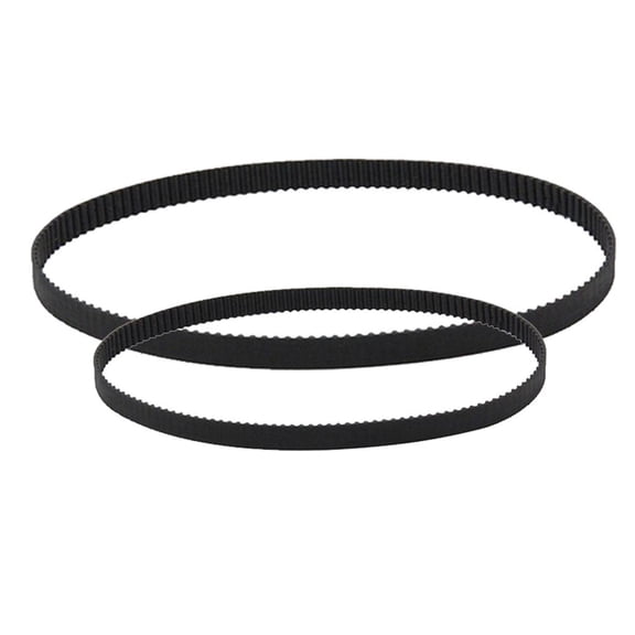 Dualoai GT2 Timing Belt For 3D Printer, 280mm+400mm Length Belt 2mm Pitch 6mm Width Rubber Reinforced For - 2 Packs