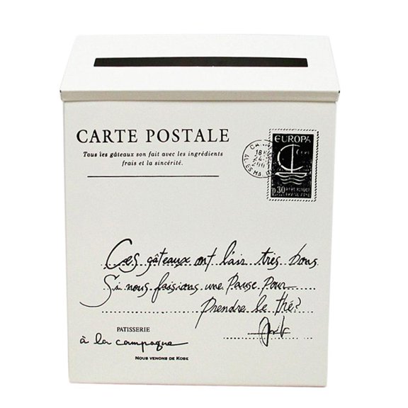 Dualoai Galvanized Wall Mounted Mail Mailbox Post Postbox Letter Letterbox Box Beige
