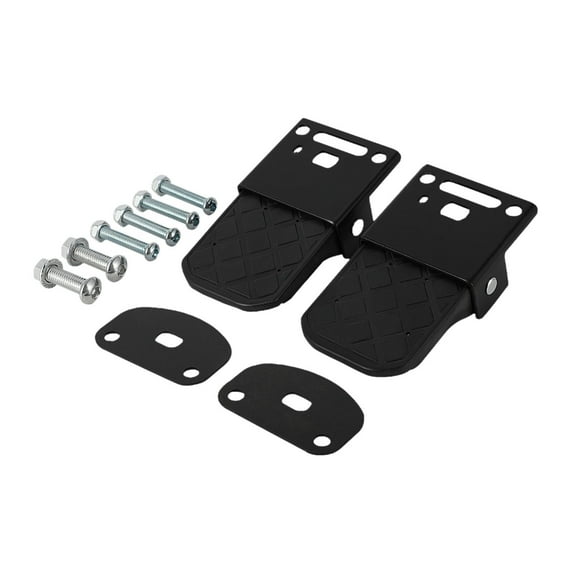 Dualoai Generic ATV Rear Passenger Foot Rests Anti Slip for Four Wheeler Accessory