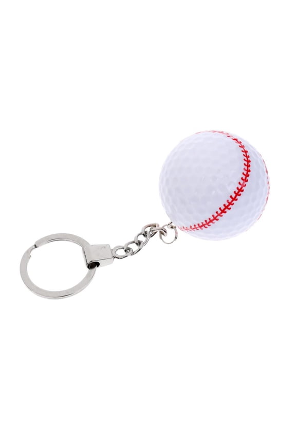 Golf Ball Key Chain Car Key Ring Golf Gift Cute Purse Charm Bag Pendant Baseball