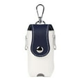 thumbnail image 1 of Dualoai Golf Ball Waist Bag Carry Pouch for Women Men Compact with Tee Holder Convenient White and Blue, 1 of 9