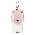 thumbnail image 1 of Dualoai Golf Ball Waist Bag Carry Pouch for Women Men Compact with Tee Holder Convenient White and Pink, 1 of 9