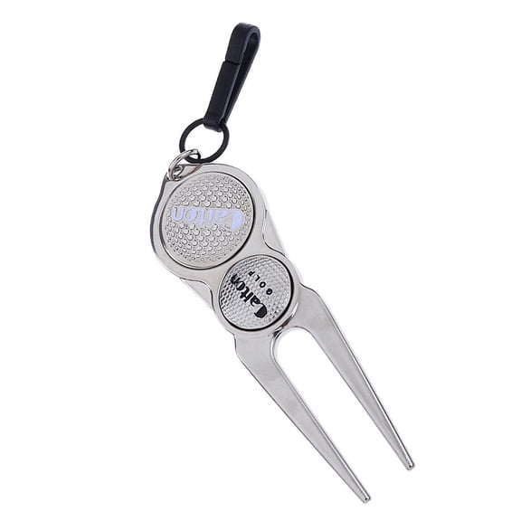 Dualoai Golf Divot Tool with Magnetic Ball Marker Pitch Mark Mini Tool Quality Alloy -