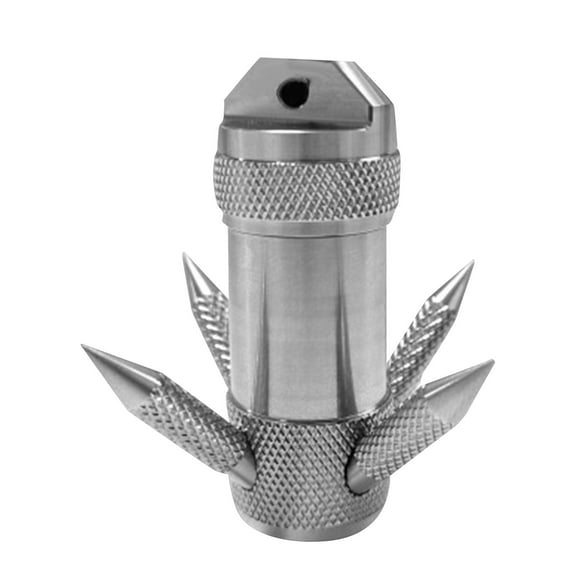 Dualoai Grappling Hook Outdoor Anchor Hook Auxiliary Tool Folding Sturdy Stainless Steel 4 Claw