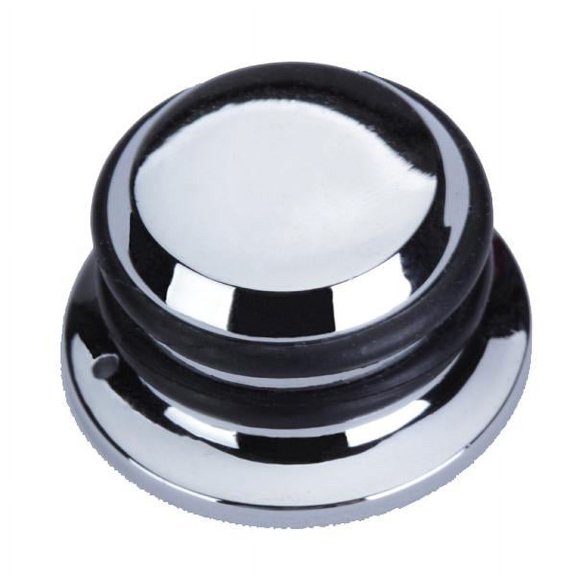 Dualoai Guitar Bass Parts Coherent Top Hat Knobs Chrome Plated for Electric Guitar Bass
