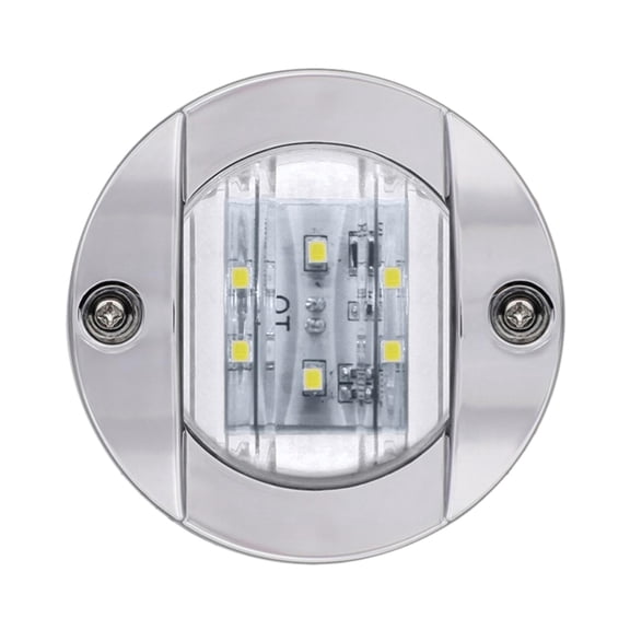 Dualoai HILABEE Round 3 Marine Boat 6LED Stern Transom Lights Cabin Courtesy Light Green
