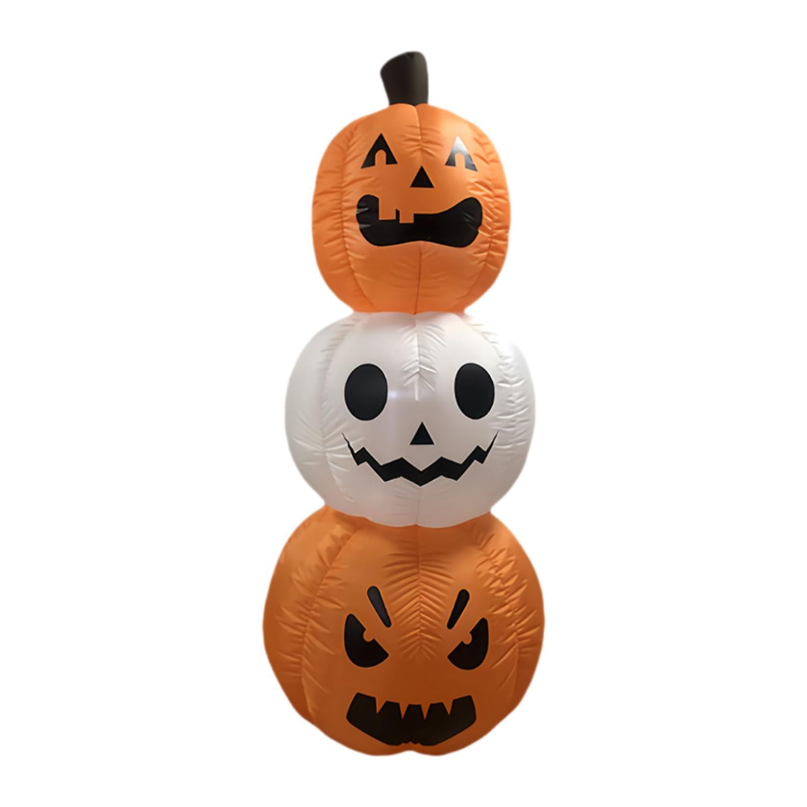Dualoai Halloween Inflatable Pumpkin Decor Yard Decoration Practical ...