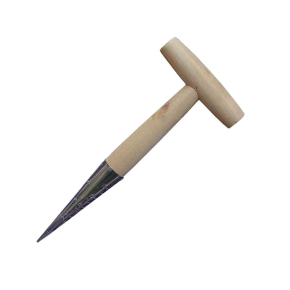 Dualoai Hand Dibber Planting Digging Stainless Steel Flowers Daffodil Gardening Tool
