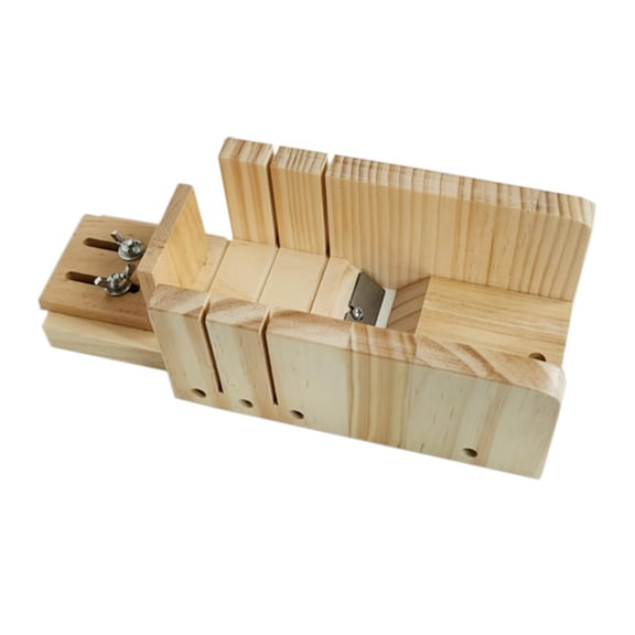 Dualoai Handmade Wooden Soaps Mold Loaf Cutter Adjustable Soap Beveler Planer Slicer